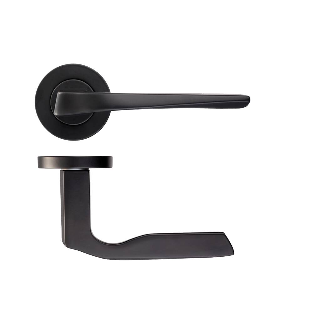 Ironmongery Carina Matt Black Handle Hardware Pack