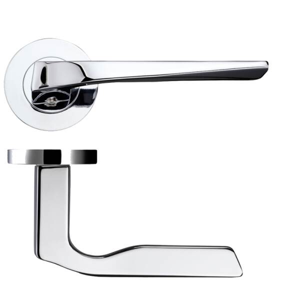 Ironmongery Carina Polished Chrome Tone Handle Hardware Pack