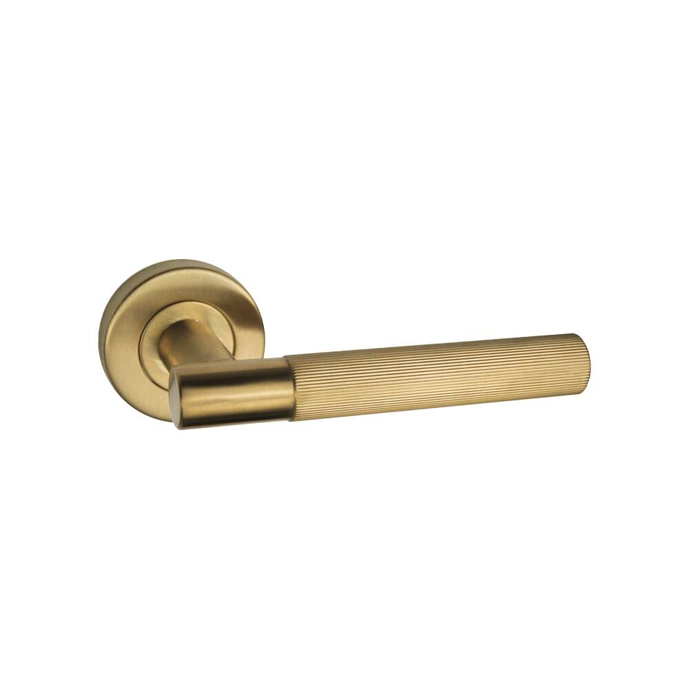 Ironmongery Geneva Satin Gold Tone Handle Hardware Privacy Pack