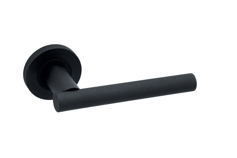 Ironmongery Hyperion Matt Black Privacy Handle Pack 1 Ironmongery Hyperion Matt Black Privacy Handle Pack