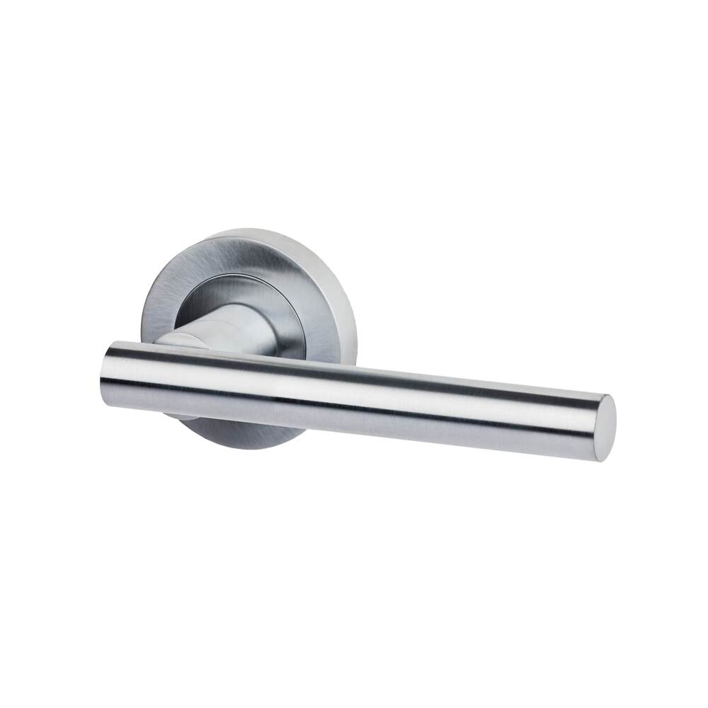 Ironmongery Hyperion Privacy Satin Chrome Tone Handle Pack