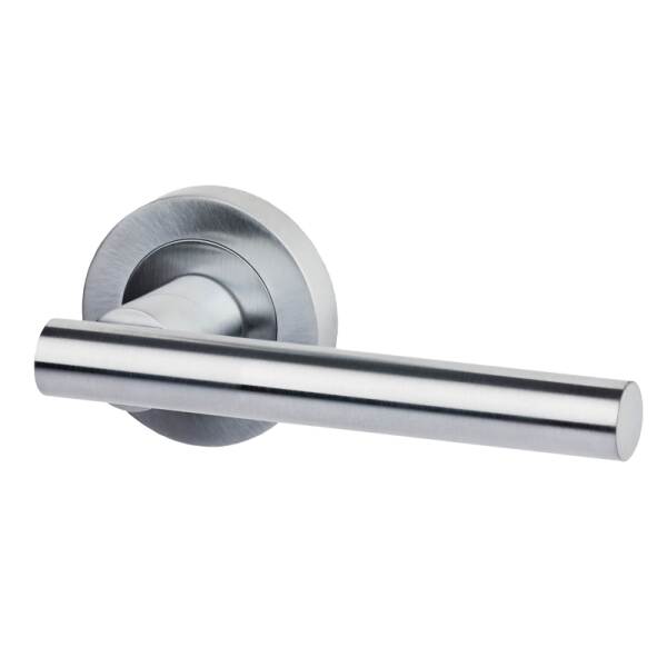 Ironmongery Hyperion Satin Chrome Tone Handle Pack