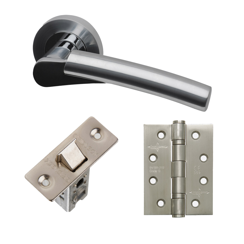 Ironmongery Neptune Handle Hardware Pack 1 Ironmongery Neptune Handle Hardware Pack