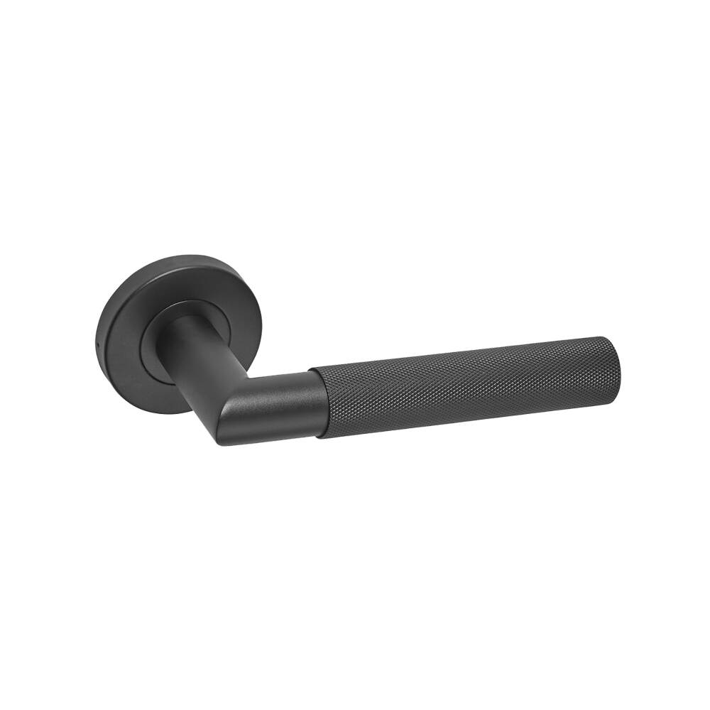Ironmongery Zurich Matt Black Handle Privacy Hardware Pack