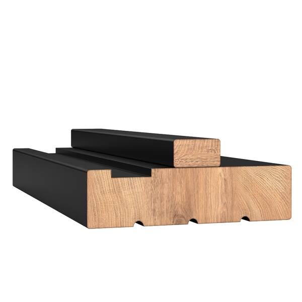 Primed Black Door Lining with Loose Stop FD30