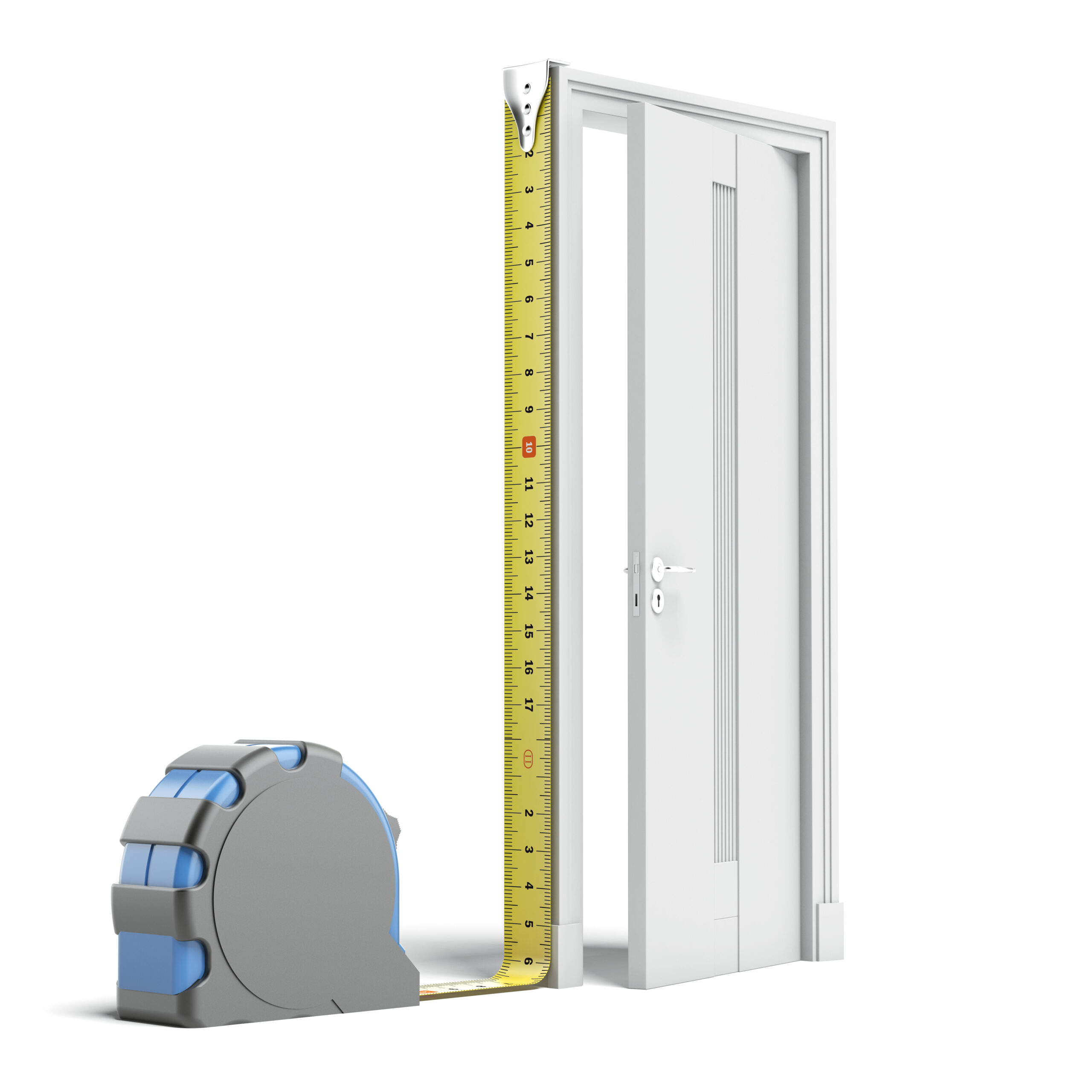 Tape,Measure,And,Door