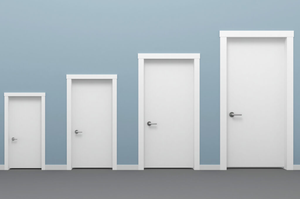 Different Size Doors